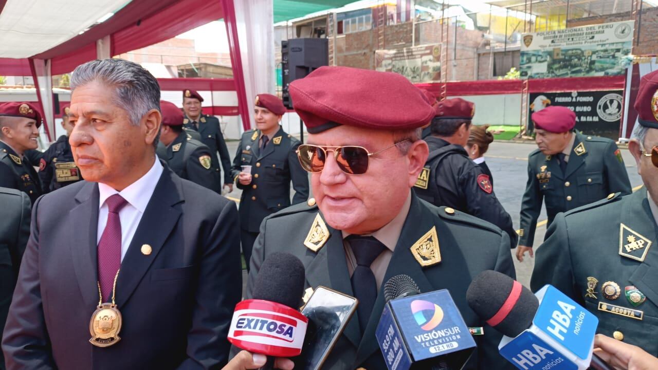 General de la PNP en Arequipa dio a conocer sobre el plan de seguridad por Halloween. (Foto: GEC)