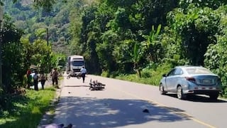Accidente de tránsito de varios vehículos deja un fallecido en las rutas de Huánuco