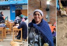 Sapallanga se inunda: Escolares realizan clases en la intemperie y pobladores pierden bienes (VIDEOS)