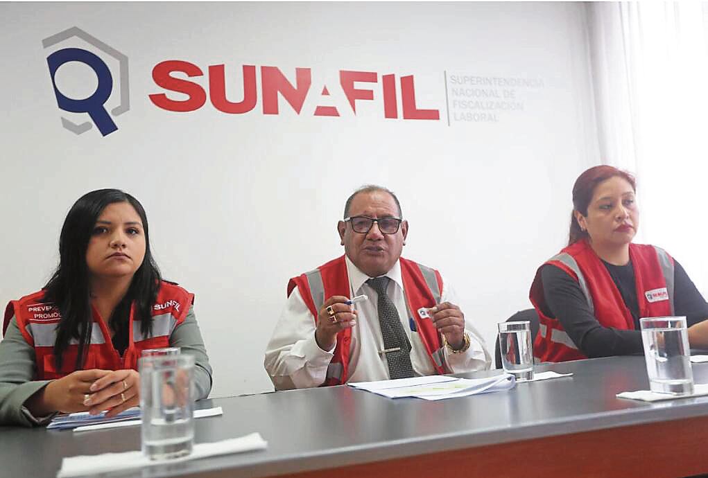 Representantes de Sunafil en Arequipa. Foto: GEC.