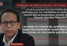 Roberto Sánchez ofreció versiones contradictorias ante la fiscalía sobre destino de aportes de su partido