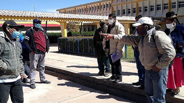 Juliaca: Dirigentes se agarran a golpes y se acusan mutuamente 