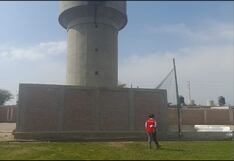 Ica: advierten filtraciones de agua en reservorio del poblado Huanaco, en Santiago