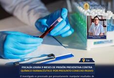 Ica: 9 meses de prisión preventiva contra químico farmacéutico por cohecho pasivo