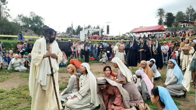 Arequipa: Pasión Viviente de Jesús se escenificó en la campiña de Cayma (FOTO Y VIDEO)