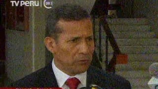Ollanta Humala sobre Yeni Vilcatoma: "Si hubiera algo concreto que lo presente"