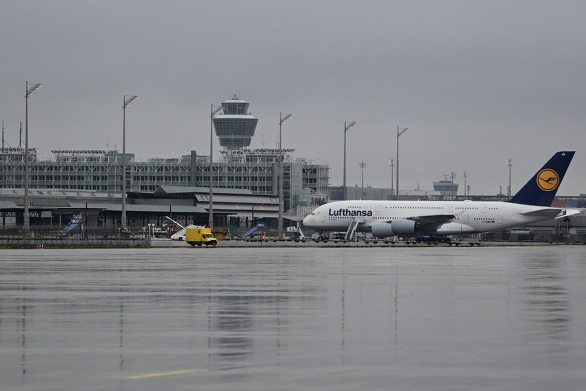 Referencial. Aeropuerto internacional de Múnich, en Alemania. (Foto de Tobias SCHWARZ / AFP)