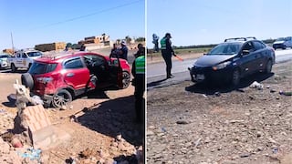 Arequipa: Choque en la Panamericana Sur deja heridos en Majes