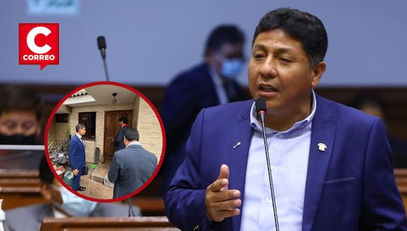 Raúl Doroteo tilda allanamiento como un “complot” por parte de sus “enemigos políticos”. (Composición GEC / Foto: Anthony Niño de Guzmán)