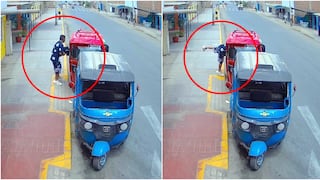 Chincha: captan a sujeto en pleno robo de accesorios de mototaxi en Grocio Prado