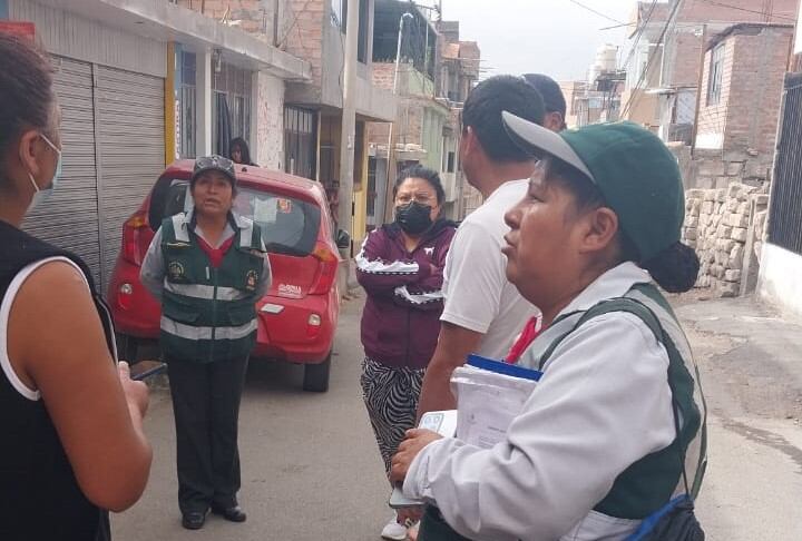 Trabajadoras municipales en Alto Selva Alegre. Foto: cortesía.