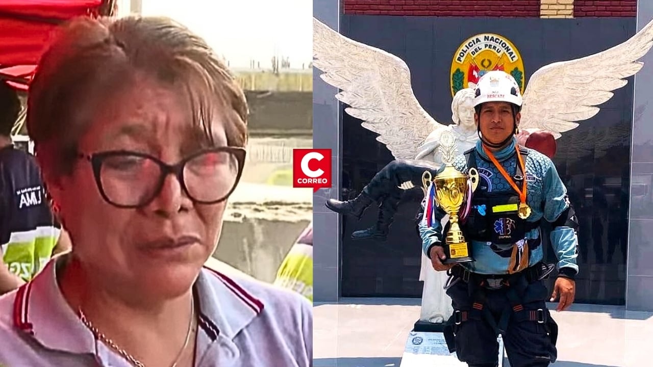 Madre de Patrick Ospina pide al gobierno no olvidar a su hijo: “Que no solo sea el momento”. Composición: Diario Correo.