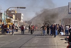 Transportistas bloquean Cono Norte de Arequipa y queman llantas (VIDEO)