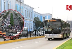 Metropolitano aplica desvíos temporales por movilizaciones en el Centro de Lima