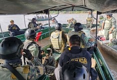 Intervienen y destruyen nueve dragas dedicadas a la minería ilegal en el río Pachitea