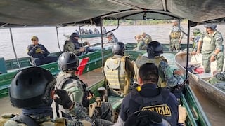 Intervienen y destruyen nueve dragas dedicadas a la minería ilegal en el río Pachitea