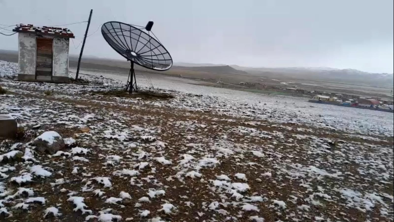 Se presentó nevada en Imata en la provincia de Caylloma. Foto: GEC.