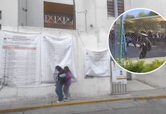 Trasladan a estudiantes a un complejo deportivo en Arequipa por demora de la ONPE en local de votación