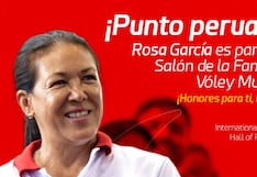 Rosa García ingresa al Salón de la Fama del Vóley Mundial
