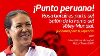 Rosa García ingresa al Salón de la Fama del Vóley Mundial