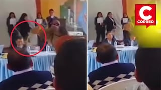 Concepción: ciudadano lanza orina al alcalde de Andamarca durante audiencia de rendición de cuentas