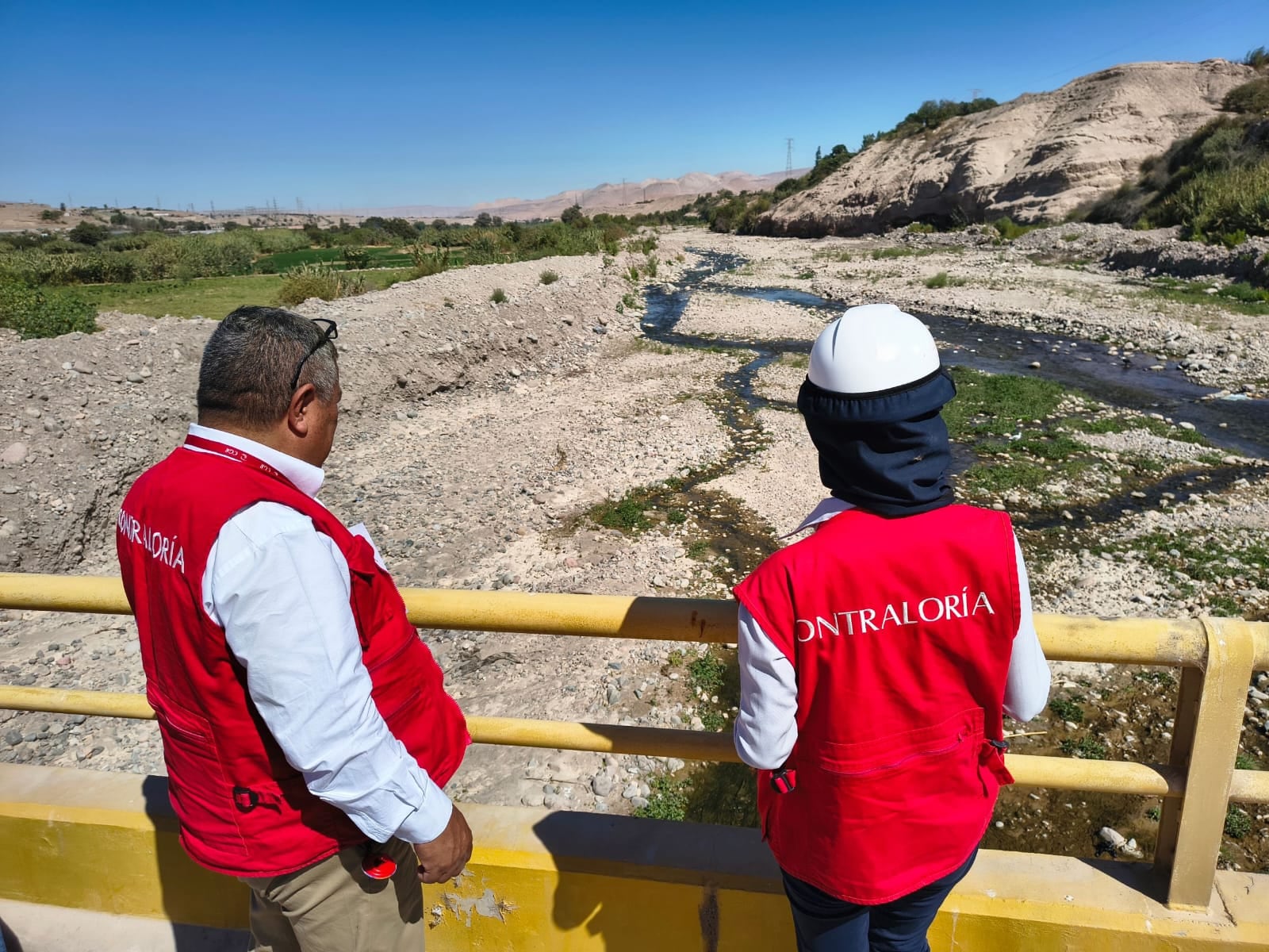 Puntos críticos fueron inspeccionados por profesionales de la Contraloría. (Foto: Difusión)