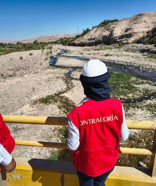 Puntos críticos fueron inspeccionados por profesionales de la Contraloría. (Foto: Difusión)