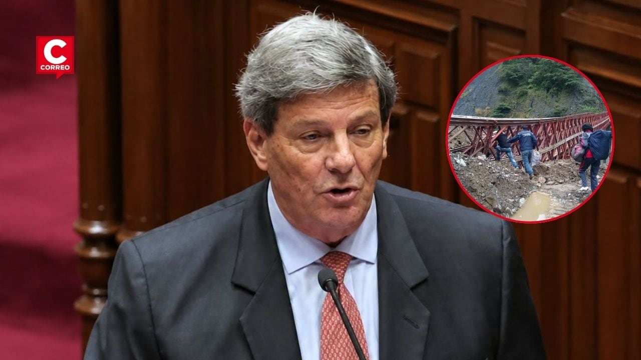 Rafael Rey señala que falta presupuesto para infraestructura y pide fomentar la inversión en Perú. Composición: Diario Correo.