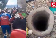 Junín: Rescatan con vida a adolescente que quedó atrapado en un pozo durante 3 horas