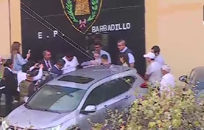 Alberto Fujimori sale del penal Barbadillo