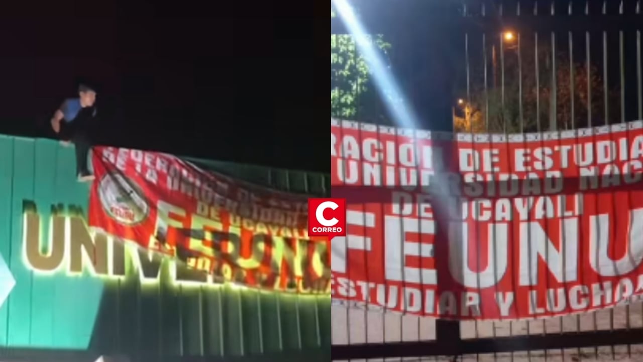 Pucallpa: estudiantes toman la Universidad Nacional de Ucayali y exigen cambio de autoridades. Composición: Diario Correo.