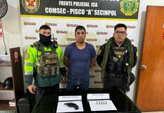 Detienen a hombre por presunta tenencia ilegal de arma en el mercado de Pisco