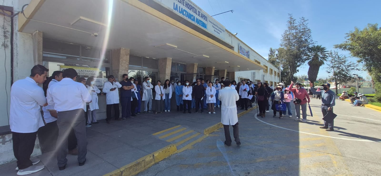 Médicos dejaron de atender 20 mil citas por consultas externas y operaciones programadas (Foto: Pedro Torres/@photo.gec)