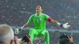 Arquero de Egipto celebra como un niño la clasificación al Mundial Rusia 2018 (VIDEO)