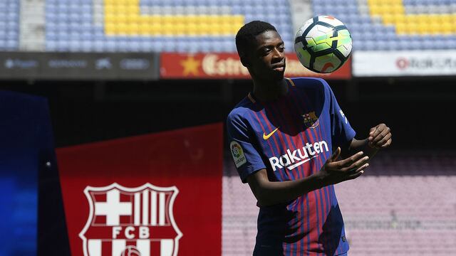 Barcelona presentó al Ousmane Dembélé como su nuevo jugador