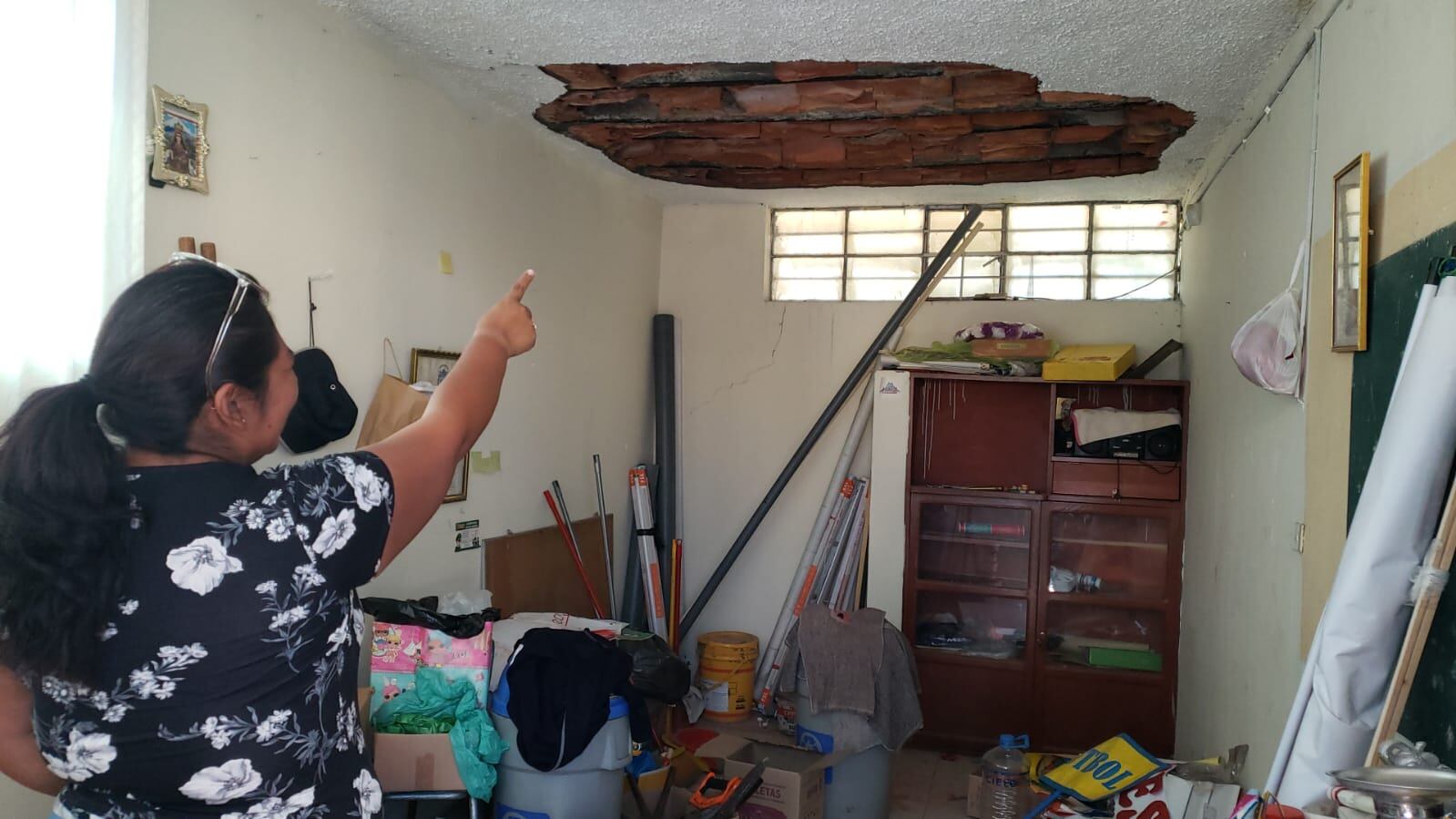 Ambientes inhabitables en colegio Jesús María en Paucarpata. Foto: GEC.