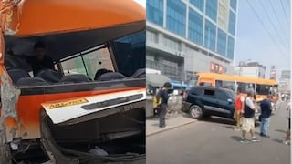 Los Olivos: furgoneta sin frenos ocasiona cuádruple choque en Panamericana Norte tras impactar con ‘Anconero’