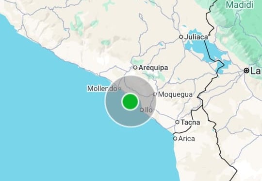 Temblor de magnitud 4.2 en Arequipa