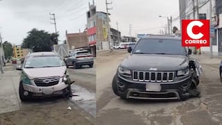 Ica: accidente vehicular en ruta a Huacachina deja dos heridos y congestión en la zona