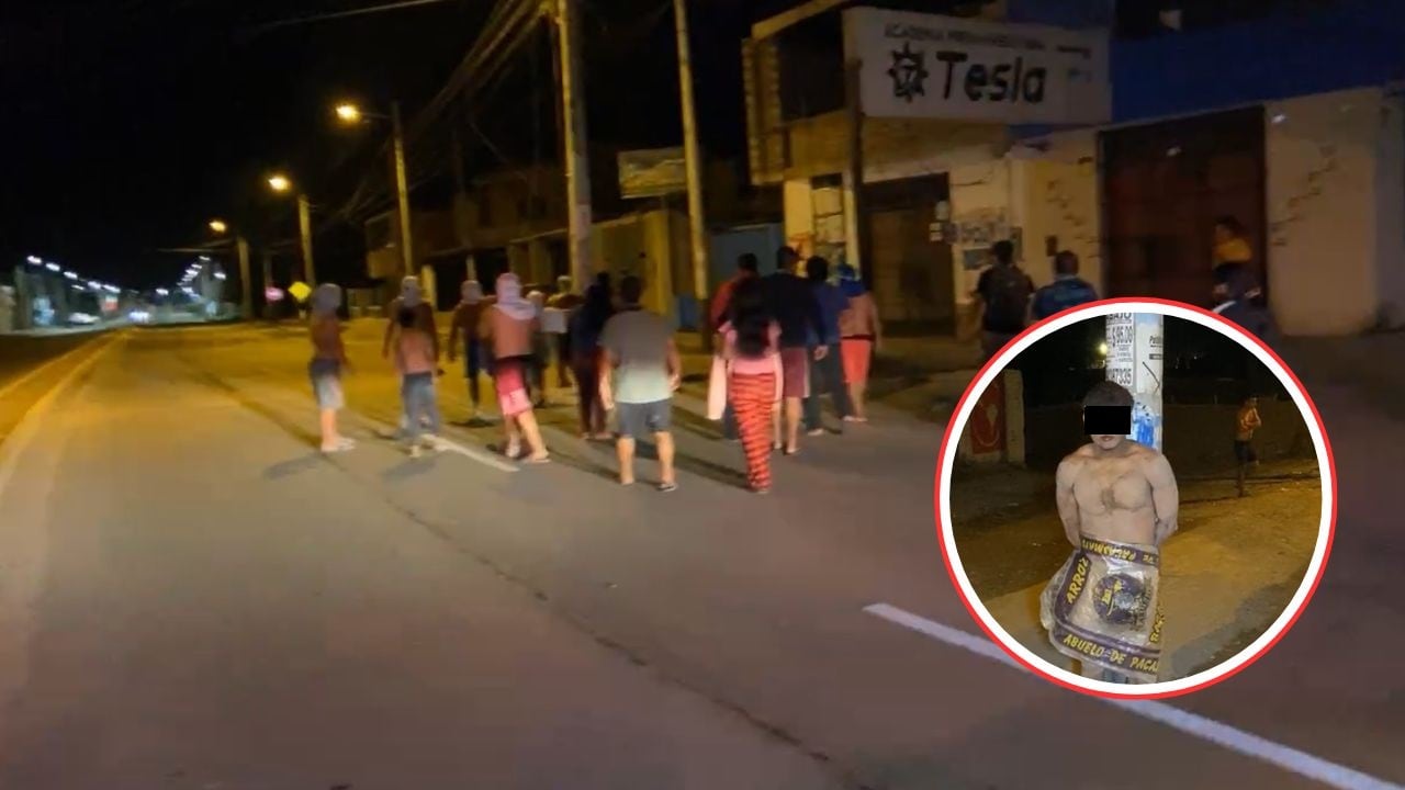 Los pobladores decidieron actuar ante inseguridad ciudadana que se registra en la provincia de Virú. (Foto: Radio Ke Buena Virú)