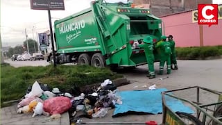 Huancayo: Trabajador de limpieza termina con la mano mutilada tras manipular compactadora