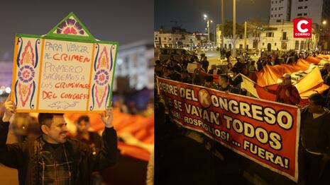 Colectivos juveniles y organizaciones marchan pacíficamente en Lima y convocan a paro nacional