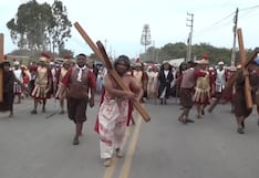 En Reque, el Viernes Santo se celebró con el tradicional Vía Crucis