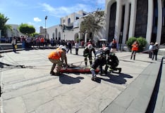 Simulacro nacional en Arequipa deja escenario de 447 fallecidos y más de 13 mil damnificados (FOTOS y VIDEO)