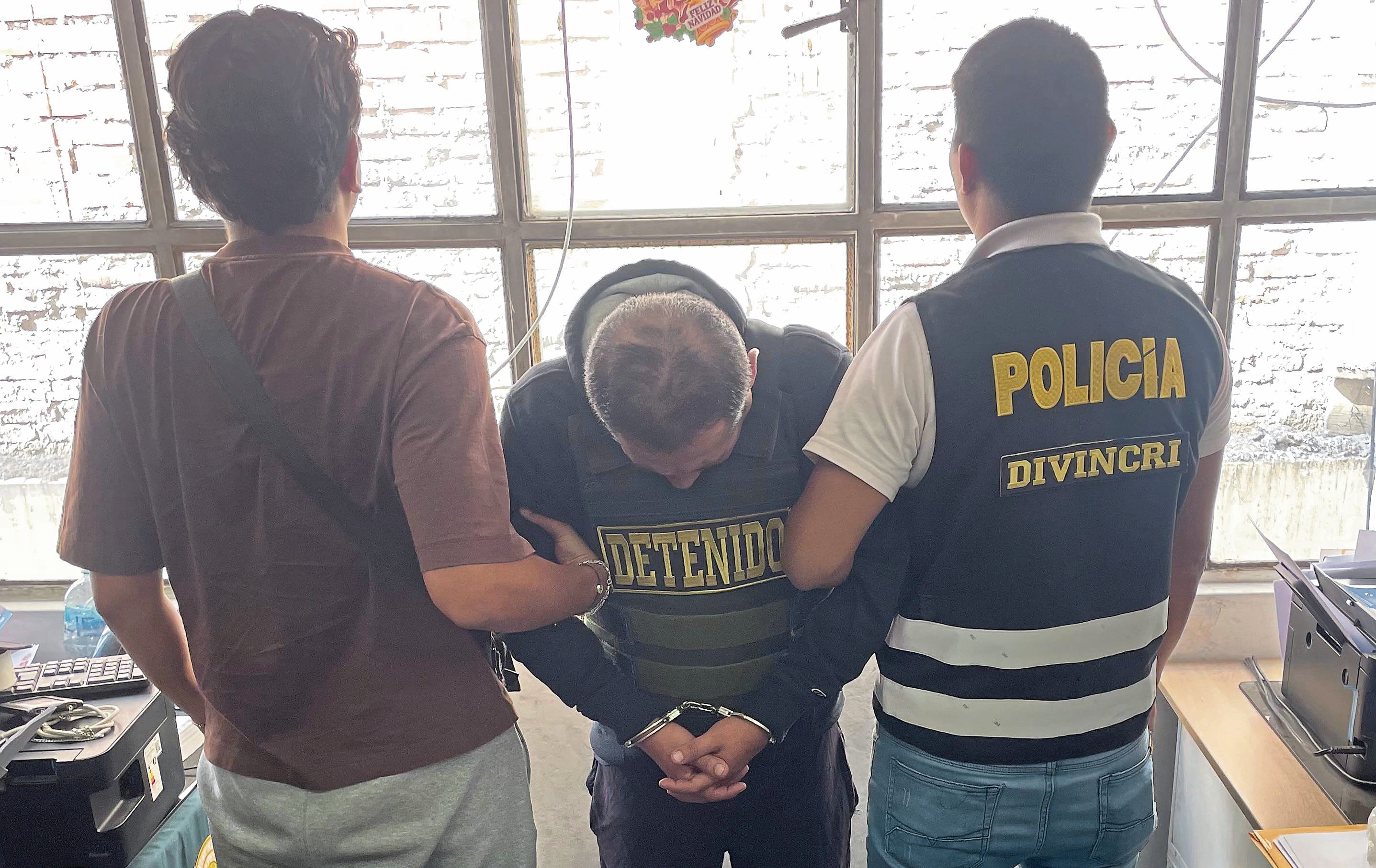 Detienen a presunto extorsionador en Arequipa (Foto:GEC)