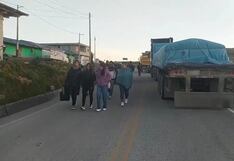 Ronderos bloquean vías en Cajamarca durante paro regional para exigir obras y frenar minería ilegal