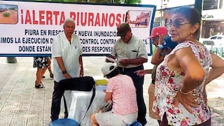 Recolectan firmas para acciones contra inundaciones en Piura