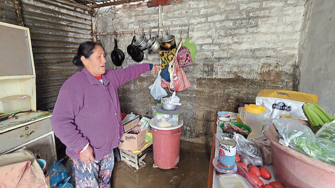 Casas en Characato quedaron afectadas por el ingreso del agua. Foto: GEC.