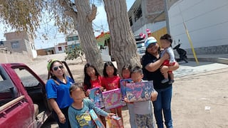 Asociación Nacional de Periodistas (ANP) Filial Pisco llevó alegría navideña a niños