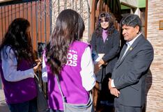 Censo Nacional 2025: Gobernador Rohel Sánchez fue la primera persona censada en Arequipa